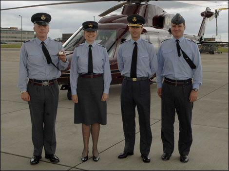 Prince Edward's visit to RAF Waddington