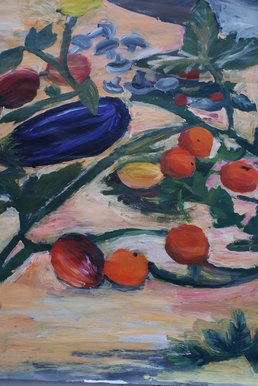 Still life of food