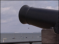 Yarmouth Castle defending the Solent