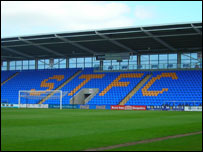 The Prostar Stadium at Shrewsbury