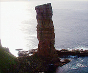 Aerial picture of the Old Man of Hoy