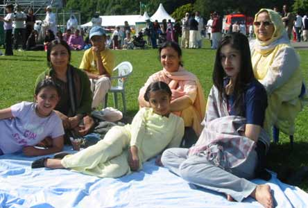 Family at the Mela