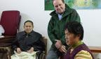 James Naughtie with Mr and Mrs Fu