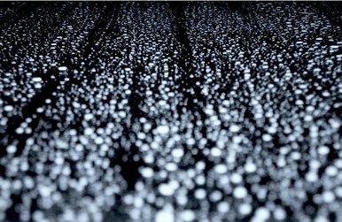 Raindrops on a window...