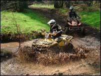 Craig Owen on his Bombardier Outlander 400