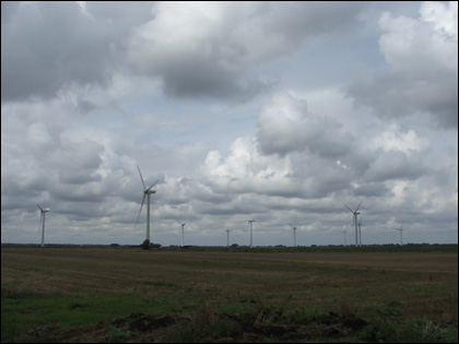 Windfarm at Tick Fen near Warboys