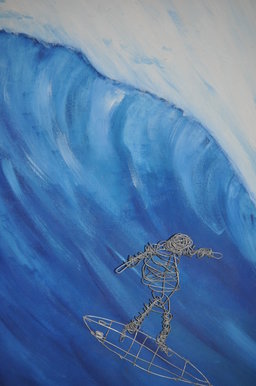 Gone surfing