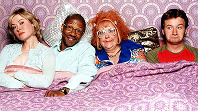 The Gimme Gimme Gimme cast.