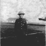 Ron Stevens resplendent in his new army uniform during September 1939 in Jersey.