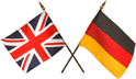 Union Jack and German flag