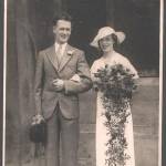 Mother and Father on their wedding day.