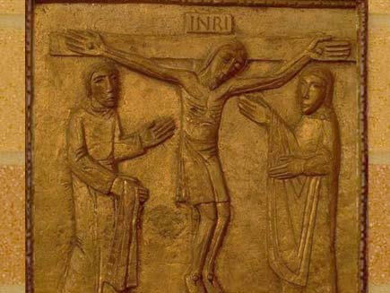 Jesus dies on the cross