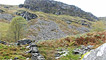 The trail beneath Craig Blaenrhondda