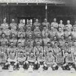 the General Transport E Platoon 512 in India -- I'm the third from the left in the back row. the General Transport E Platoon 512 in India -- I'm the third from the left in the back row.