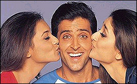 Making friends with Pooja, Raj and Tina.