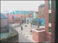 Development on the site of the Crystal Rooms nightclub, Hereford