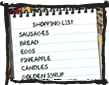 shopping list