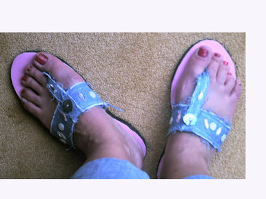 Recycled Flippy Floppy Shoes