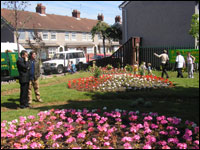 The memorial garden
