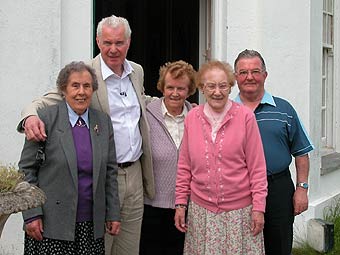 Ann Goodman, Charles Duff, Ray Williams, Vera Rankin a Derek Randall 