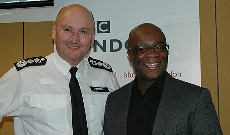 Sir Paul Stephenson with Eddie Nestor