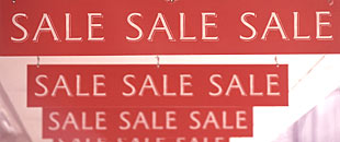 Sale signs