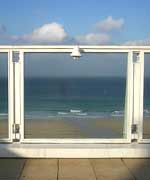 Porthmeor beach from the Tate