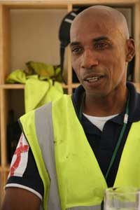 Belizean carpenter Richard Vernon