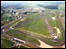 An aerial view of the Silverstone circuit