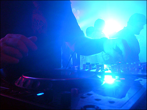 DJing at the Silent Disco, Summer Sundae