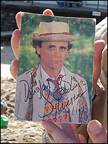 Doug's autograph of seventh Doctor Sylvester McCoy