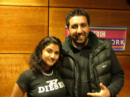 Soul singer Nita with Dipps Bhamrah