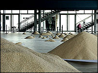 rice piles