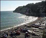 The beach at Beer