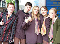 Young street performers