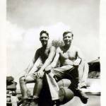3rd The King’s Own Hussars, Bert and Ronald Hornsey in Tiberias, Palestine June 1946