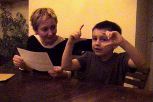 Jack and Katie are confused by a picture