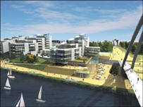 Stockton's planned waterfront