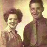 Fred & I on his first leave from Germany after V.E. Day,