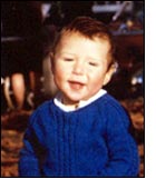 Peter, as a toddler in Essex