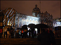 Rain projection