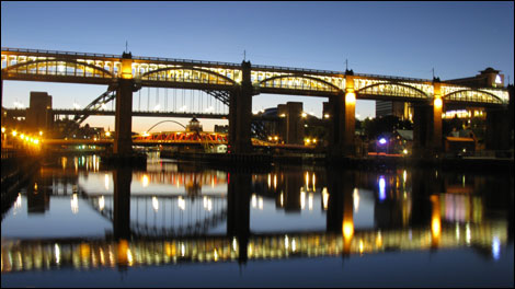 High Level Bridge reflected. Photo: Christopher Robin