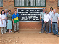 Councillor Pauline Latham in Rwanda