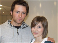 McFly's Harry Judd at Addenbrooke's