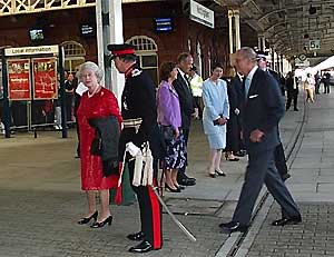 Prince Phillip plays catch up