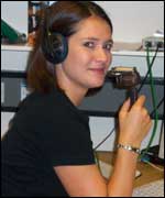 Alina on the radio