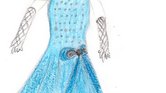 Blue dress
