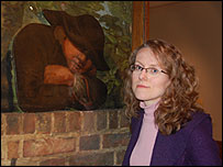 Emma Roodhouse with Tom Pear Tree