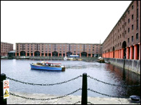 Sailing in the Albert Dock