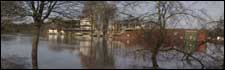 Floods in Worcester January 2008